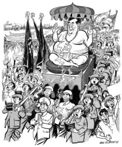 карикатура на мао цзэдуна
